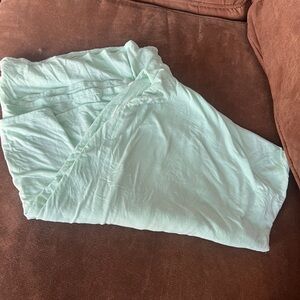 Posh Peanut Mint Green swaddle wrap